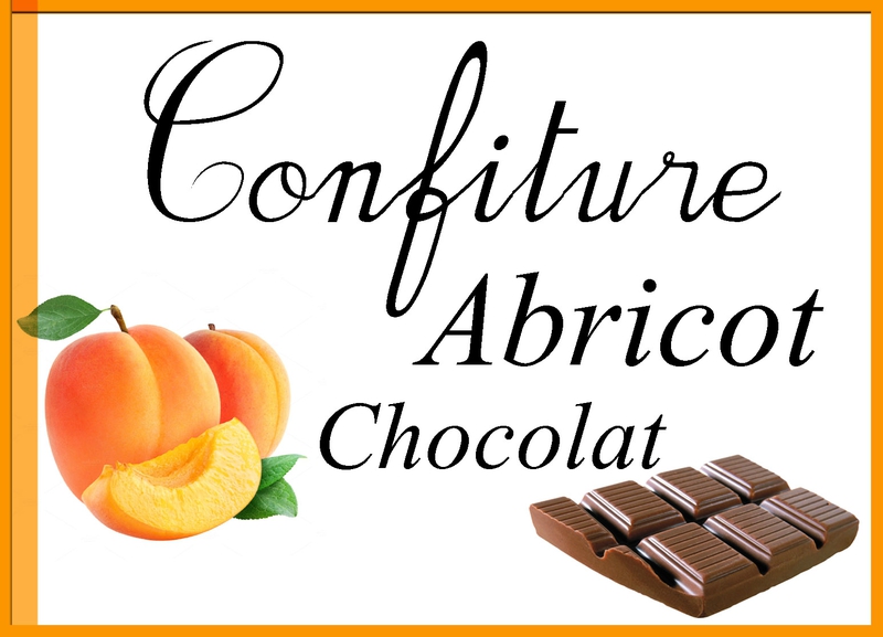 confiture abricot chocolat