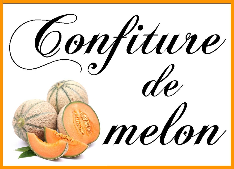 confiture melon