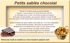 étiquette pots sablés chocolat blog