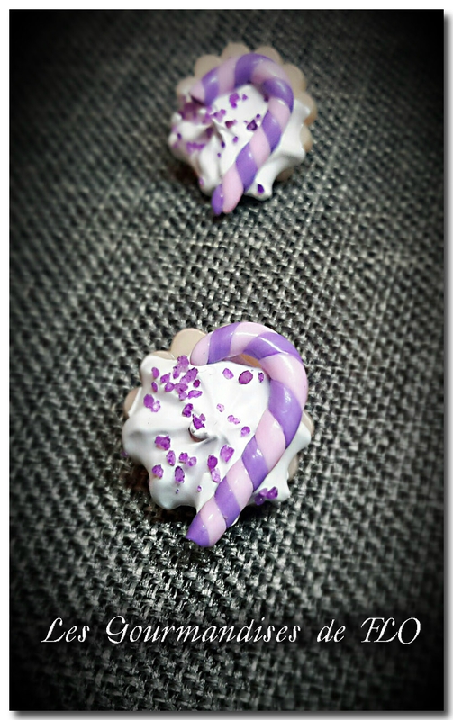boutons gourmands candycane violet