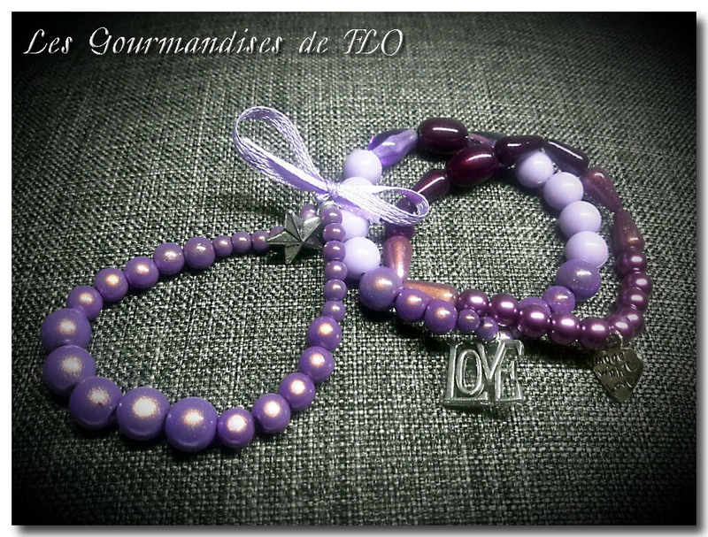 bracelet violet 3
