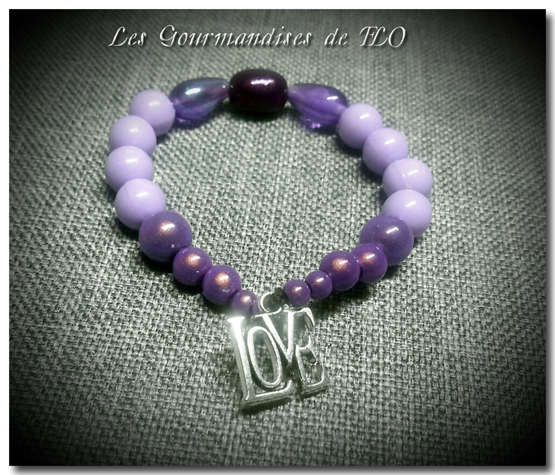 bracelet violet 4