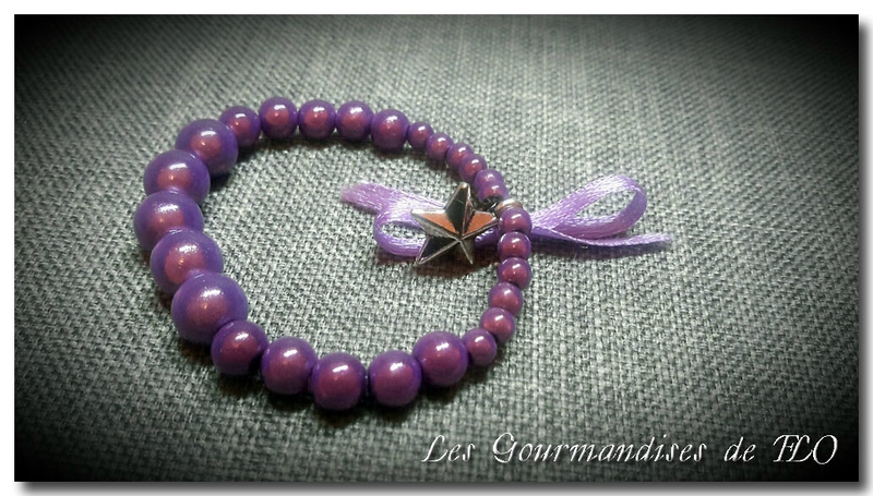bracelet violet 5
