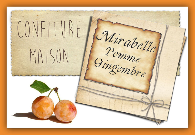 confiture mirabelle pomme gingembre