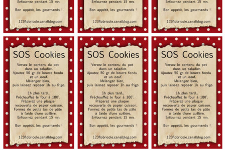 SOS cookies M&M'S : étiquettes - 123 Flo bricole