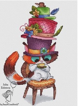 grilles gratuites point croix chats