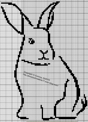 grilles gratuites lapins croix