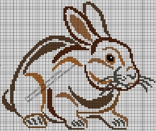 grilles gratuites lapin croix