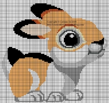 grilles gratuites lapins croix