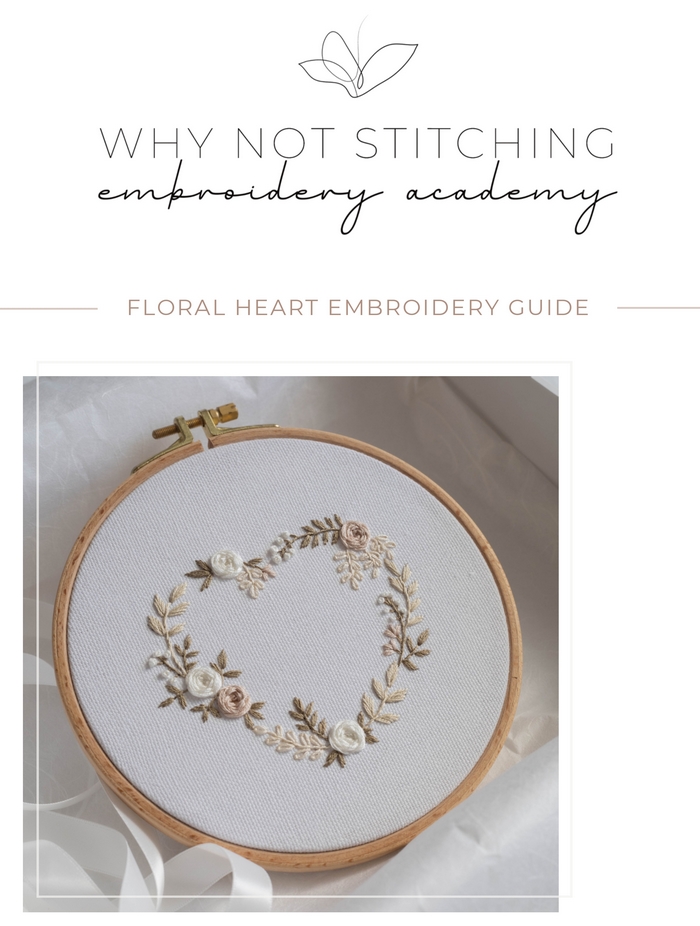 stitching floral heart facebook