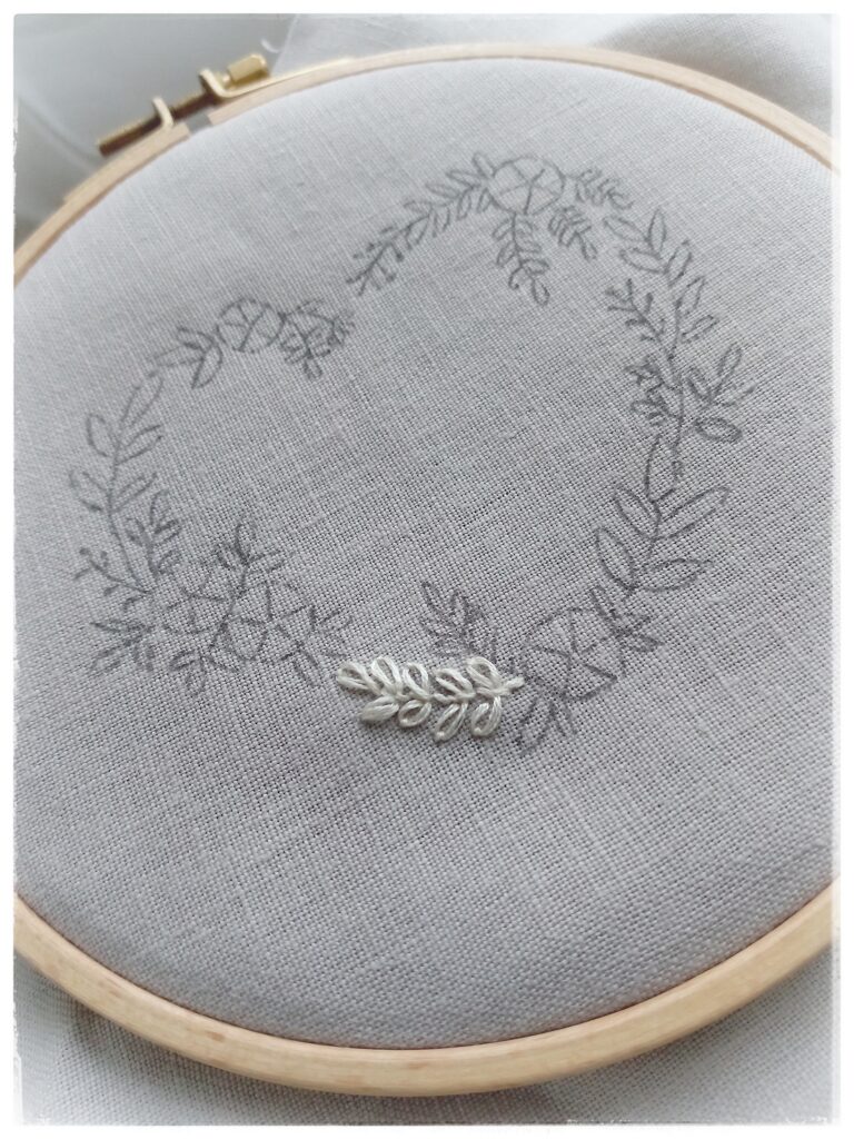 coeur broderie traditionnelle stitching