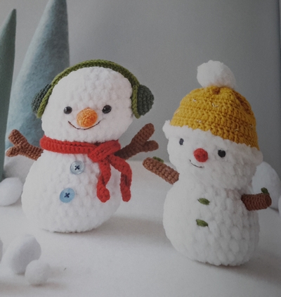 bonhomme neige crochet noel
