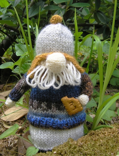 gnome tricot bouton fimo