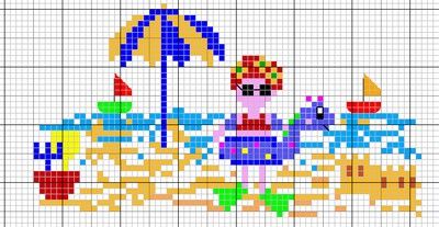 Grilles gratuites mer broderie