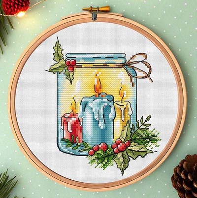 free christmas bougie noel