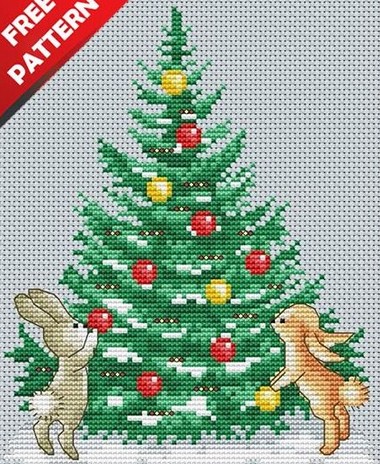 sapin lapin noel boule