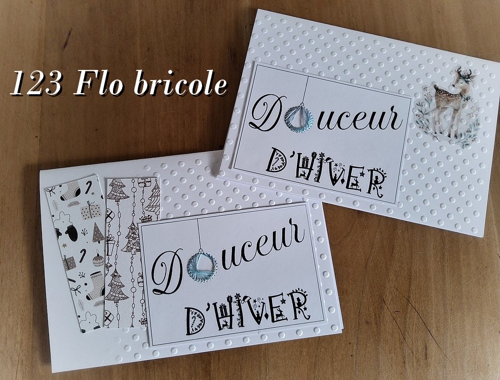 cartes noël broder papier