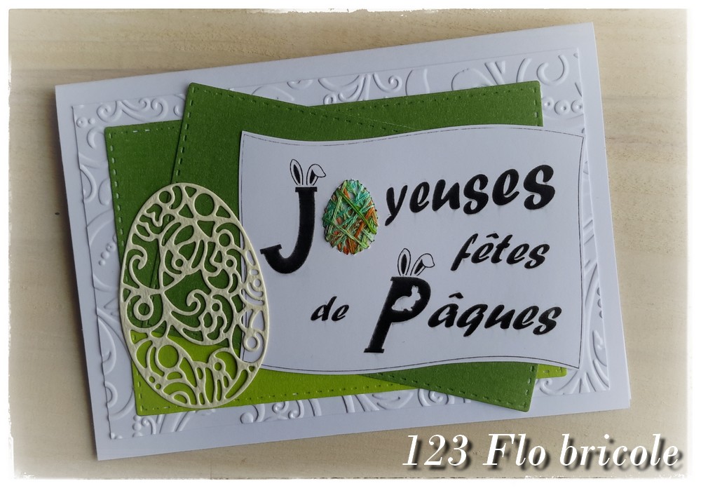 cartes broderie papier pâques