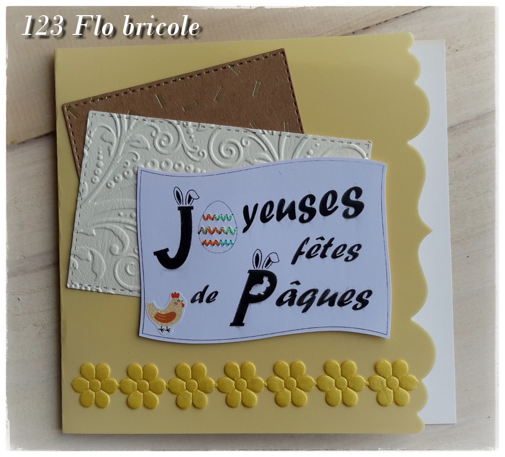 cartes broderie papier pâques