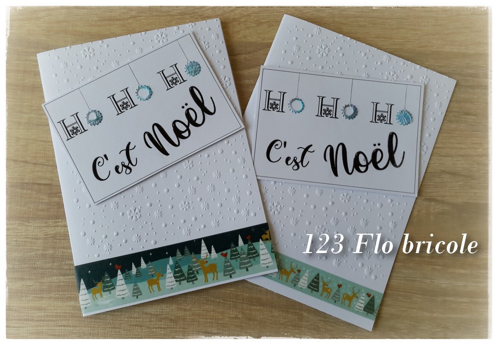 mes cartes noël brodées